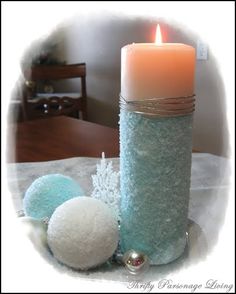 Diy Epsom Salt, Salt Ornaments, Epson Salt, Candle Craft, Navidad Diy, Primitive Christmas, Epsom Salt, Noel Christmas, Winter Crafts