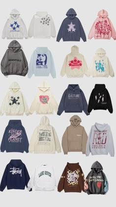 Hoodies :) Outfit Ideas Easy, Shirt Outfit Ideas, Stussy Hoodie, Trendy Hoodies, Women's Hoodies