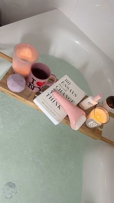 Bath moments, bath, self care, tea, candle #bath #bathroom #selfcare Cozy Bath, Bathtub Decor, Relaxing Bath, Shower Routine, Foto Ideas Instagram