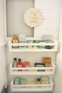 an open refrigerator filled with lots of different types of food and condiments on shelves