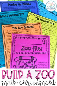 the zoo animals worksheet for kids to practice their reading skills