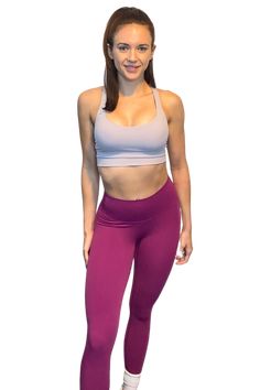 Cohesion Fuchsia Pink Leggings Squat Proof, Fuchsia Pink, Pink Leggings, Waist Band, Active Wear, High Waist, High Waisted, Spandex, Leggings