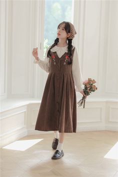 Cottagecore Pinafore, Farmcore Outfit, Casual Cottagecore Outfits, Cottagecore Summer Outfits, Fairycore Princess, Cottage Core Outfit, Royalcore Aesthetic, Witchy Academia, Stitch Clothing