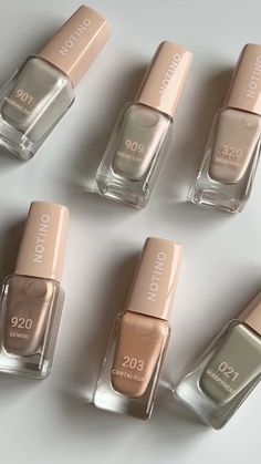 Light Nude Notino Gel Effect Nail Polish 901 Wedding Day, 909 Swan Lake, 320 Nude Pink, 920 Gemini, 203 Cantaloupe, 021 Sleepyhead