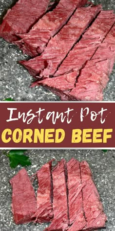 corn beef Instapot Corned Beef, Cooking Corned Beef Brisket, Beef Brisket Recipes, How To Cook Corn