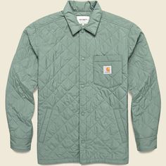 Wadeson Shirt Jacket - Duck Green – STAG Provisions Duck Green, Red Wing Boots, Cotton Hat, Carhartt Wip, New Tops, Slim Fit Jeans, Swim Trunks, Short Tops