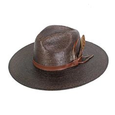 Peter Grimm Phoenix - Wide Brim Mexican Palm Straw Fedora Hat - Hatcountry Brown Fedora Panama Hat For Vacation, Brown Panama Hat With Short Brim For Vacation, Summer Short Brim Panama Hat For Outdoor, Summer Outdoor Panama Hat With Short Brim, Short Brim Panama Hat For Beach Travel, Vacation Fedora With Upf 50+ And Short Brim, Summer Outdoor Fedora In Toquilla Straw, Brown Fedora With Upf 50+ For Summer, Summer Outdoor Toquilla Straw Fedora