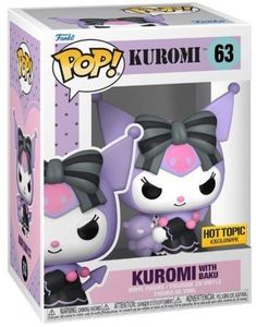 pop vinyl figurine kuromi with cat costume