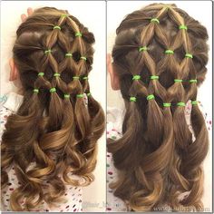 Elastic Christmas Tree Christmas Tree Hairstyles, Elastic Hairstyles, Long To Short Hair, Flower Girl Hairstyles, Christmas Hairstyles