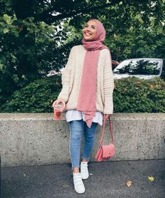 Winter Hijab, Stile Hijab, Casual Hijab, Oversized Sweaters