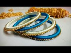 How to make basic silk thread Bangles at home || basic tutorials || Diy Bangles - YouTube Diy Bangles, Kuchu Designs, Saree Kuchu Designs, Bangles Diy, Baby Bangles, Silk Thread Bangles, Thread Bangles