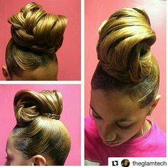 Curl Ponytail, Creative Updos, Ponytails Hairstyles, Free Hairstyles, Hair Dues, Medium Hair Braids, Track Hairstyles, 90s Hair