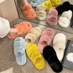 Women Fur Warm Winter Furry Fur Shoes Fluffy Plush Slippers Home House Indoor Shoes Bedroom Slippers Indoor Shoes, Plush Slippers, Bedroom Slippers, Fur Shoes, Home House, Winter House, Heel Type, Season Winter, Womens Slippers