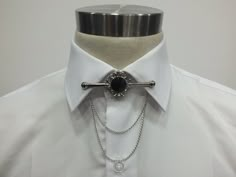 Collar Bar, Shirt Collar Clips, Men's Collar Tie Bar, Shirt Men's Accessories, Man Wedding Accessory, Gifts for Men Atlantis Accessorry Handmade and Stylish, Let It Look Shimmery Every Day! It is suitable for meeting, special day and every day use. The combination of silver metal, gold color makes this Collar Chain a great match to any color shirt like blue, grey, black, white... Our craftsmen make handmade accessories using high quality materials.