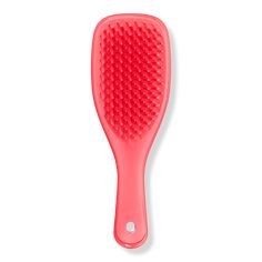 The Mini Ultimate Detangler Hairbrush - THE ULTIMATE DETANGLER MINI PINK PUNCHBenefitsPatented teeth have two-tiered technology with added flex for wet hair. The long, flexible teeth detangle, removing knots and reducing breakage, while the short teeth smooth, for glossy, frizz-free hair.Although small, it confidently detangles any type of hair, helping to reduce hair breakage.You can use on dry or wet hair, it's great for detangling ends and fringes and for distributing conditioning treatments through wet hair.FeaturesThe Ultimate Detangler is the perfect size for travel, and has a savvy keyring hole on the handle that allows you to clip to your bagDon't be fooled by the size, this hairbrush confidently detangles wet and dry hair - The Mini Ultimate Detangler Hairbrush Mini Tangle Teezer, Short Teeth, Burr Basket, Girly Christmas Gifts, Preppy Accessories, Mini Brush, Detangling Hair Brush, Pink Punch