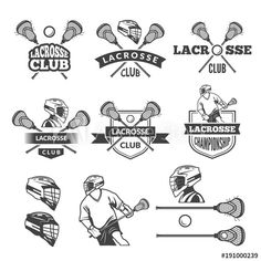 lacrosse club badges and emblems