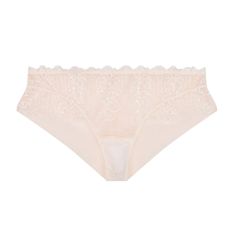 A sheer, stylish shorty. With its full lace front and pleated tulle back, the Reve Shorty Brief is a lingerie style that's both elegant and feminine – ideal for all body shapes. Designed to sit midrise, this underwear is sheer and has a flattering, boyleg cut that creates a naturally round shape, with half cheek coverage and scalloped trim on the waist and top of the thigh. It sits invisibly under clothing, while a comfortable, 100% cotton gusset makes these panties a wardrobe essential. Style# Pleated Tulle, Easy Chic, Simone Perele, Scalloped Trim, Modern Floral, Lingerie Fashion, Body Shapes, Round Shape, Floral Lace