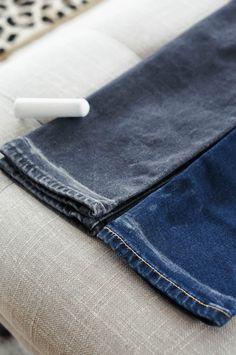 DIY: How To Cut The Hem Off Jeans | Red White & Denim Stylish Tips