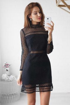 60 Outfits, Marina Dress, Australian Clothing, Black Dress Outfits, Sophisticated Dress, Desert Rose, Lace Mini Dress, Chic Woman, Women Lace