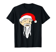 PRICES MAY VARY. Merry Xmas from cute Asian Santa Holiday Asia holiday Lightweight, Classic fit, Double-needle sleeve and bottom hem Santa Face Christmas Shirt, Santa Hat Shirt, Santa Face Shirts Vinyl, Happy Holidays Shirts, Santas Favorite Ho Shirt, Santa Ho Shirt, Santa Christmas Shirts, Asia Holiday, Santa Claus Christmas