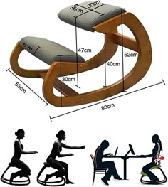 two people sitting at a table with their laptops in front of them, and the measurements