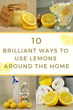 lemons, lemonade and other things to use in the home