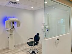 Dental X Ray Room Design, Dental Surgery Design Interiors, Cbct Dental Room, Blue Dental Clinic, Dental Office Sterilization Room, Ortho Office, Orthodontic Office Design