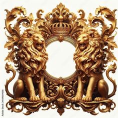 Download  golden lion ornament frame and corner design. generative AI Stock Illustration and explore similar illustrations at Adobe Stock. Lion Frame, Edit Frame, Logo Gallery Art, Lion Ornament, Lions Photos, Golden Lions, Certificate Design Template, Art Nouveau Illustration, Stage Decoration