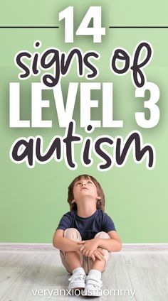 Do you know the signs of severe autism? All of my kids have autism spectrum disorder but one is diagnosed with severe autism. Here are the signs I noticed in my child who has severe autism. Signs of autism level 3. Developmental Delays, Nonverbal Communication, Enjoy The Little Things, How To Get Sleep, Level 3, Social Interaction, The Signs