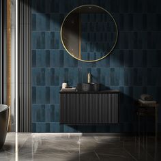 a bath room with a sink and a mirror on the wall next to a tub