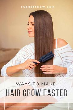 Does your hair grow too slow? You should know how to make hair bigger faster to have a long and healthy hair. Let's see a few methods to grow hair faster. Help Hair Grow Faster, Boxed Hair Color, Make Hair Grow Faster, Hair Grow Faster, Help Hair Grow, Make Hair Grow, How To Grow Your Hair Faster, Make Hair