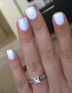 Love this gel manicure!! It's perfect for engagement pictures to show off the ring ;) Gel Polish Nail Designs, Nails Shellac, Manicure Gel, Shellac Nails, Nail Polish Designs, Fancy Nails, Gel Manicure, Wedding Nails