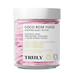 New! Truly Coco Rose Fudge Whipped Body Butter The Coco Rose Fudge Jumbo Body Butter Will Revitalize And Moisturize The Skin, Giving It That Refreshed Look.It's More Than A Body Butter. The Coco Rose Butter Does Four Things, Fast: It Immediately Perfects And Enhances The Look Of Skin, It Smoothes The Skin's Surface, It Gives You Healthy More Vibrant Looking Skin, And Helps To Strengthen Skin Cells And Regenerate Skin Tissues. Truly Skincare, Shave Butter, Collagen Booster, Skin Tissue, How To Get Rid Of Acne, Organic Shea Butter, Whipped Body Butter, Healthy Glow, Natural Fragrances