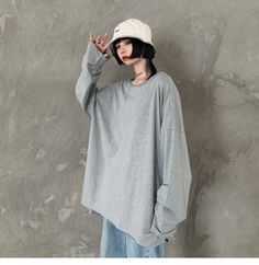 Free shipping women long sleeves hoodied cardigan. Features: Style: Casual Occasion: Daily Sleeves: Long Sleeves Neckline: Round Neck Pattern: Solid Type: Women Casual Hoody Season: Fall/Spring Size Chart: T Shirts Size Bust Shoulder Length Sleeve Length Length cm inch cm inch cm inch cm inch One Size 120 47.2 66 26.0 47 18.5 139 54.7 Vest: Size Bust Length cm inch cm inch One Size 120 47.2 70 27.6 Gray Long Sleeve Sweater For Spring, Oversized Gray Sweater Solid Color, Gray Cotton Cardigan With Long Sleeves, Oversized Gray Sweater In Solid Color, Oversized Gray Solid Color Sweater, Gray Long Sleeve Trendy Outerwear, Trendy Long Sleeve Gray Outerwear, Trendy Gray Long Sleeve Outerwear, Trendy Long Sleeve Cotton Cardigan