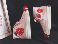 Fashion Strawberry Canvas Shoes PN2672 ●Size:please see the picture. ●Material:canvas (Please allow 1-3cm differs due to manual measurement.As different computers display colors differently,the color of the actual may vary slightly from the above images.Thanks for your understanding.)   ●About Shipping:  We attach grea Canvas Shoes With Rubber Sole And Flat Heel, Pink Fabric Sneakers With Round Toe, Flat Canvas Shoes With Vulcanized Sole, Flat Textile Canvas Shoes With Vulcanized Sole, Red High-top Canvas Shoes For Spring, Cute Canvas Low-top Sneakers, Cute Low-top Canvas Sneakers, Trendy Pink Cotton Canvas Shoes, Trendy Red Canvas Shoes For Spring