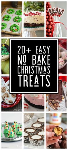 20 + easy no bake christmas treats