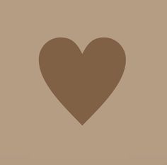 a brown heart on a tan background with the word love written below it in black