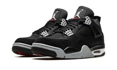 Air Jordan 4 "Black Canvas" Jordan 4 Black Canvas, Mid Jordan 1, Air Jordan Retro 4, Black Canvas Shoes, Adidas Sl 72, Jordan 4 White, Jordan 4 Black, All Jordans, Jordan Retro 4