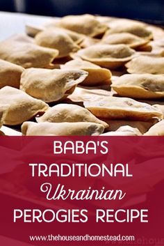 baba's traditional uraanian peope recipe with the title above it