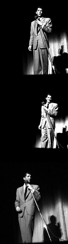 four different shots of the same man in a suit and tie, one holding a cane