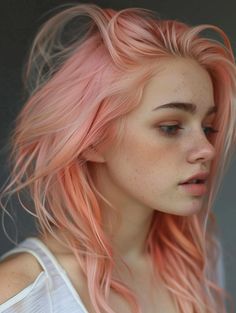 Step up your style with our exclusive list of 20 pink hair color ideas. Whether you're looking for a seasonal update or a complete transformation, these pink hues offer something unique for every hair enthusiast. Hair Color Ideas Pastel, Pink Curls, Pastel Highlights, Pink Hair Color Ideas, Pink Hair Color, Cheer Hair, Purple Highlights, Dye Hair, Curly Hair Types