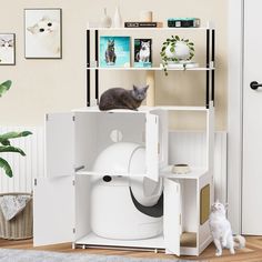 Cat Litter Box Enclosure Furniture Most of Automatic Kitty Litter Box – Overstock Cat Litter Box Ideas, Litter Box Ideas, Hiding Cat Litter Box, Diy Litter Box, Litter Box Covers, Cat Litter Box Enclosure, Kitty Litter, Canopy Tent Outdoor, Litter Box Enclosure