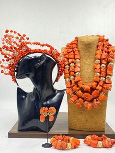 Handcrafted African Coral Beads Necklace - Unique Ethnic Jewelry for a Statement Look NEED OTHER COLORS AND DESIGNS OF CORAL BEADS, AUTOGELE HEADWRAPS AND BRAIDED WIGS VISIT OUR ETSY SHOP HERE. CLICK THE LINK BELOW https://sereneafrica.etsy.com/ Materials: 1. Natural/Original African Coral bead 2. Gold color accessories  Features  This listing contains: 1. 3 layers of necklace, 2 bracelets, a set of dangling earrings and 1 broken coral beads head band for bride/woman. 2. 2 pieces of necklace and Bohemian Colorful Beads For Wedding, Bohemian Polished Beads For Wedding, Bohemian Gemstone Beads For Wedding, Bohemian Large Beads For Wedding, Traditional Wedding Jewelry With Bead Caps, Bohemian Wedding Jewelry With Bead Caps, Traditional Wedding Necklaces With Bead Caps, Traditional Wedding Necklace With Bead Caps, Coral Accessories