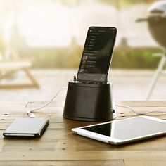 a cell phone and tablet on a table with the words steal of the day above it