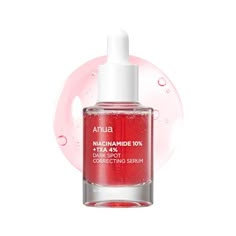 Anua Dark Spot Correcting Serum / 10% Niacinamide+ 4% Tranexamic Acid, for Post-Acne Marks, Acne Scars, Hyperpigmentation and Even Skin Tone, Fragrance-Free (30ml /1.01 fl.oz.) Acne Hyperpigmentation, Post Acne Marks, Moisturizing Toner, Tranexamic Acid, Acne Marks, Glass Skin, Skincare Set, Aging Skin Care, Even Skin Tone