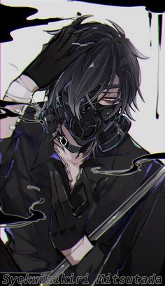 Credit goes to artist, this is not my art Cyberpunk Anime, Dark Anime Guys, Cool Anime Guys, Anime People, X Reader, Handsome Anime Guys, Handsome Anime