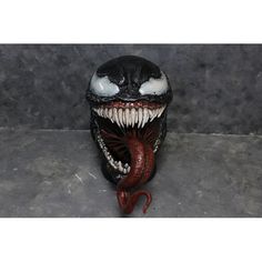 Venom cosplay mask - Inspire Uplift Venom Cosplay, Venom Mask, Cosplay Mask, The Head, Venom, 3d Printer, Elastic Band, Printer, Mask