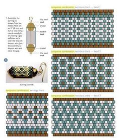 the instructions to make a beaded purse