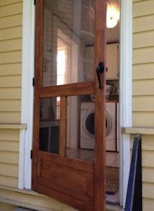 the screen door is made for back of the house