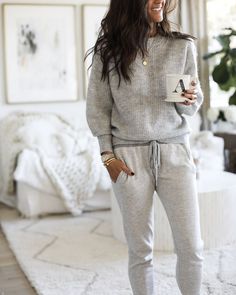 Lounge Outfits, Loungewear Outfits, Lounge Outfit, Alpaca Sweater, Lazy Day Outfits